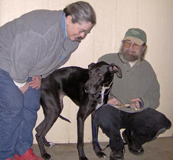 Dori and new family on adoption day